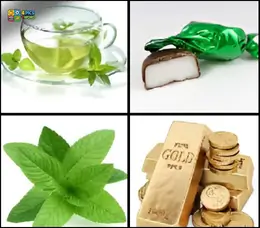 4 pics 1 word level 32 Answer MINT 