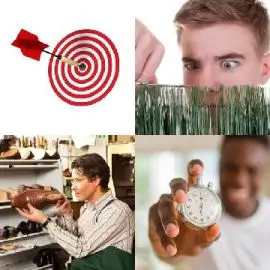 Images showing precision in 4 pics 1 word level 98